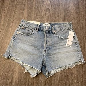 Agolde Parker Vintage Shorts in Riptide